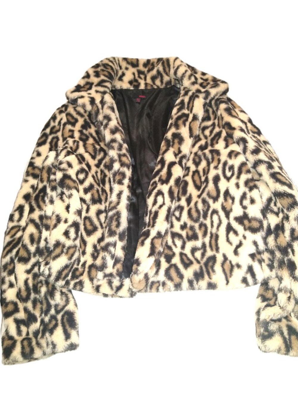 Leopard Print Jacket Women Bongo XL Soft Material